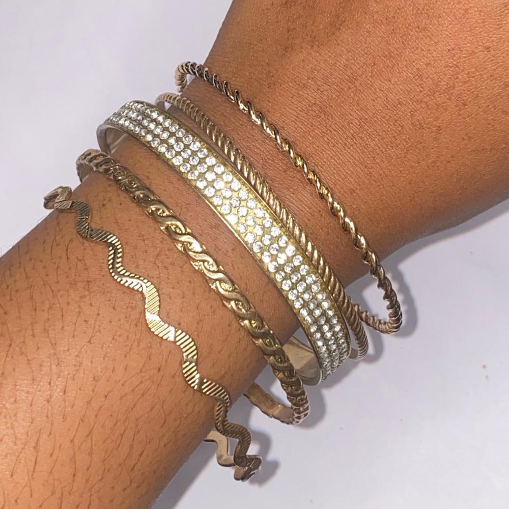 5 piece bangle set